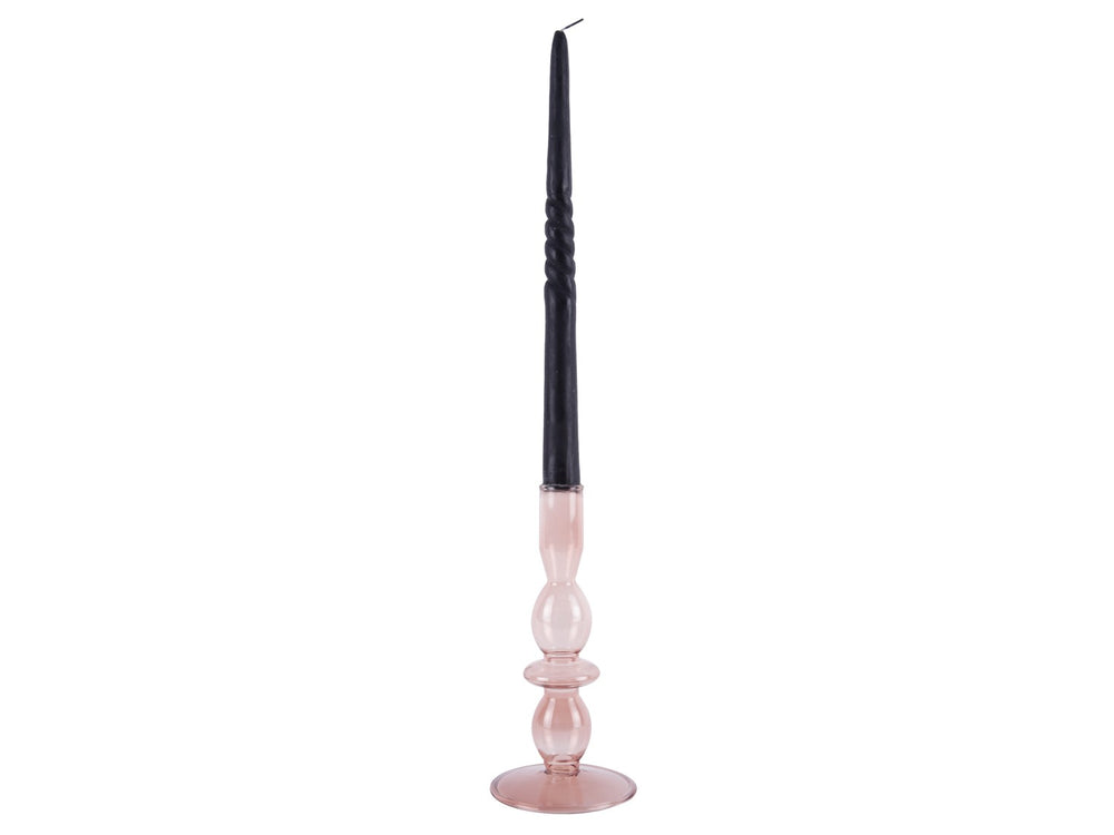 
                  
                    Medium Faded Pink Glass Art Bubbles Candle Holder
                  
                