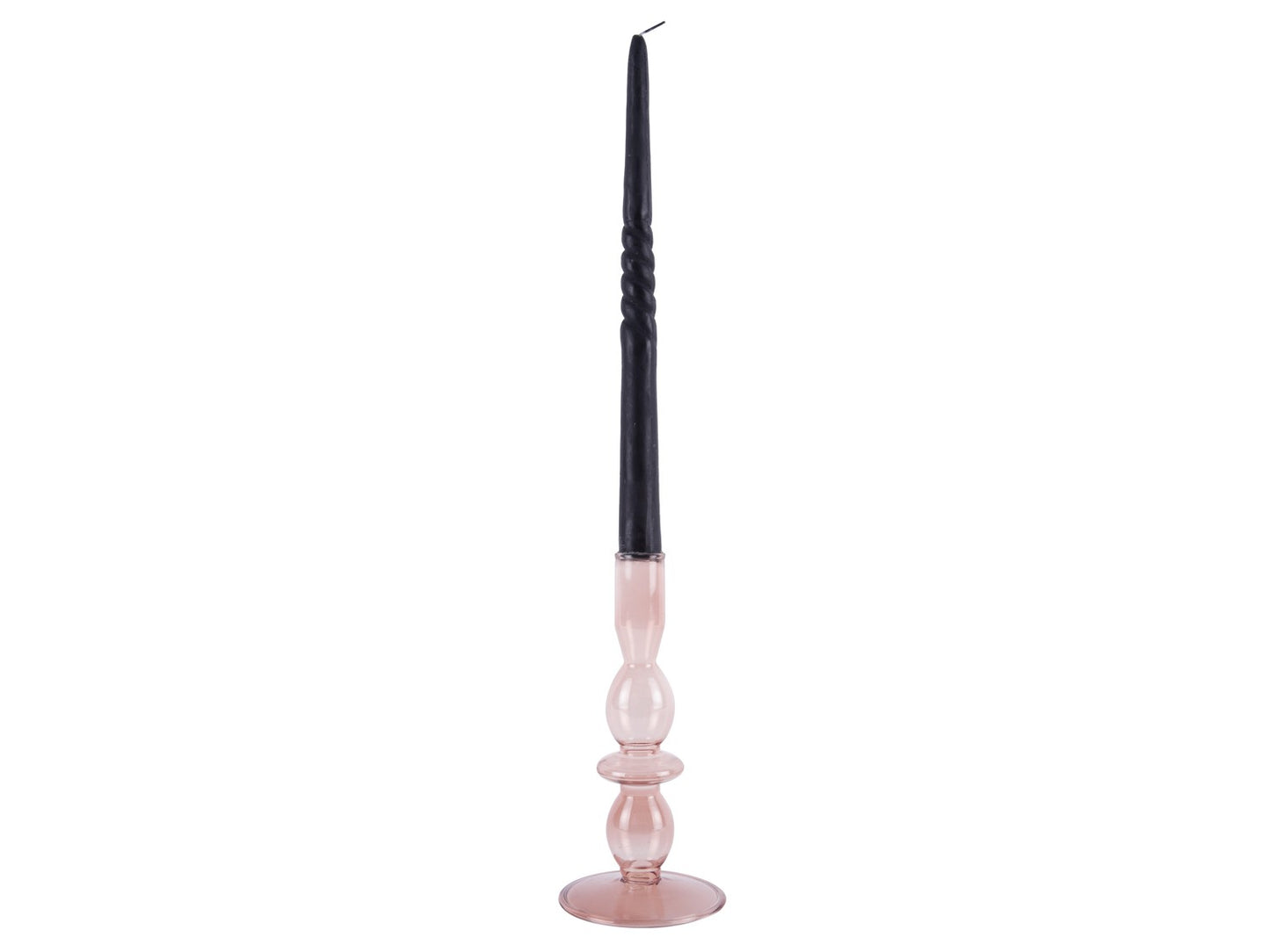 
                  
                    Medium Faded Pink Glass Art Bubbles Candle Holder
                  
                