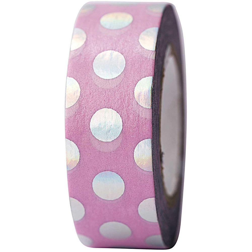 Dots Iridespink Hot Foil Tape