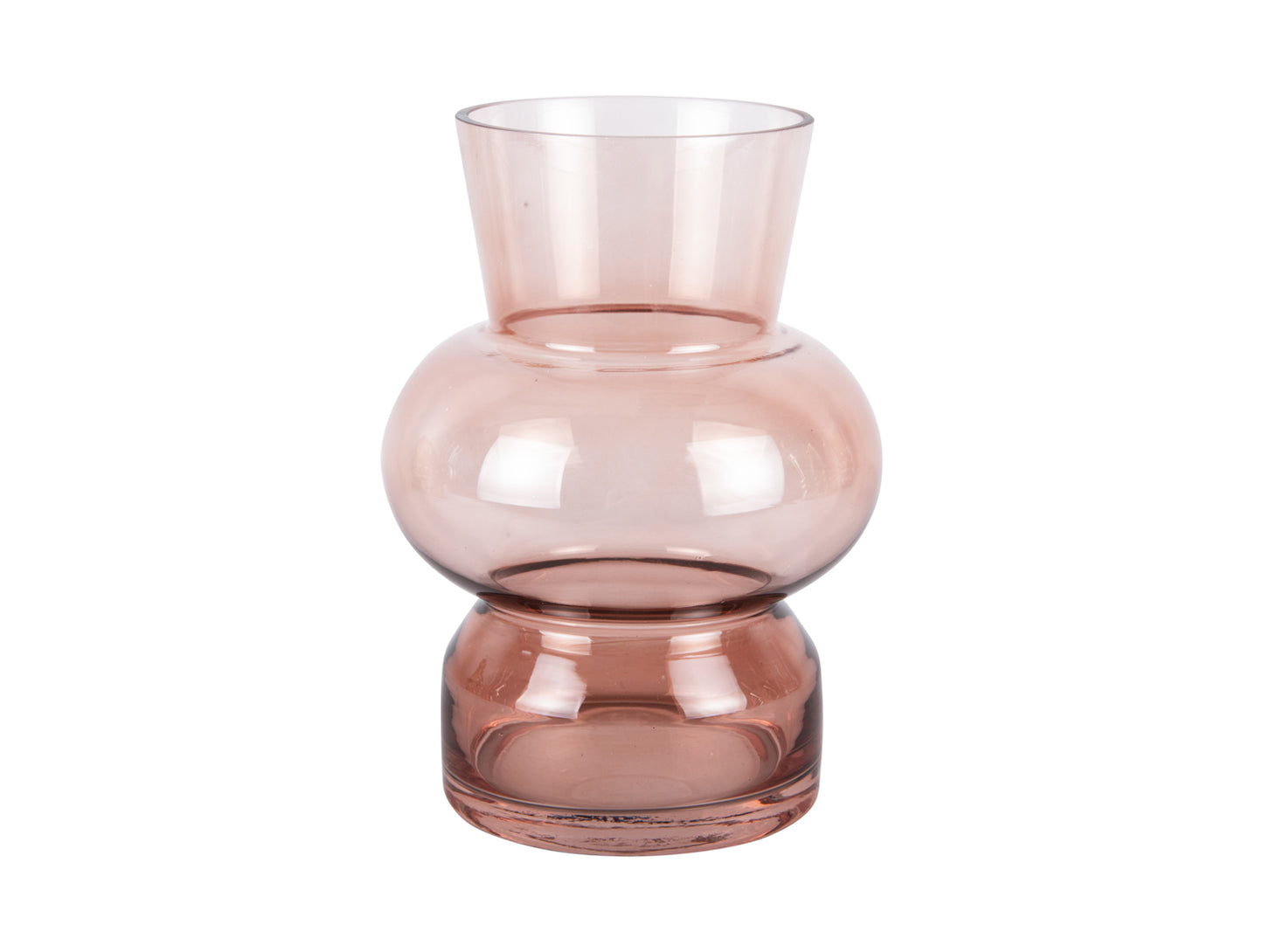 
                  
                    Small Faded Pink Gleam Glass Vase
                  
                