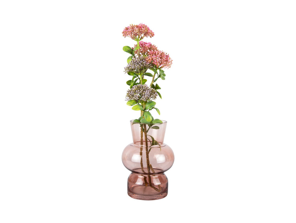 
                  
                    Small Faded Pink Gleam Glass Vase
                  
                