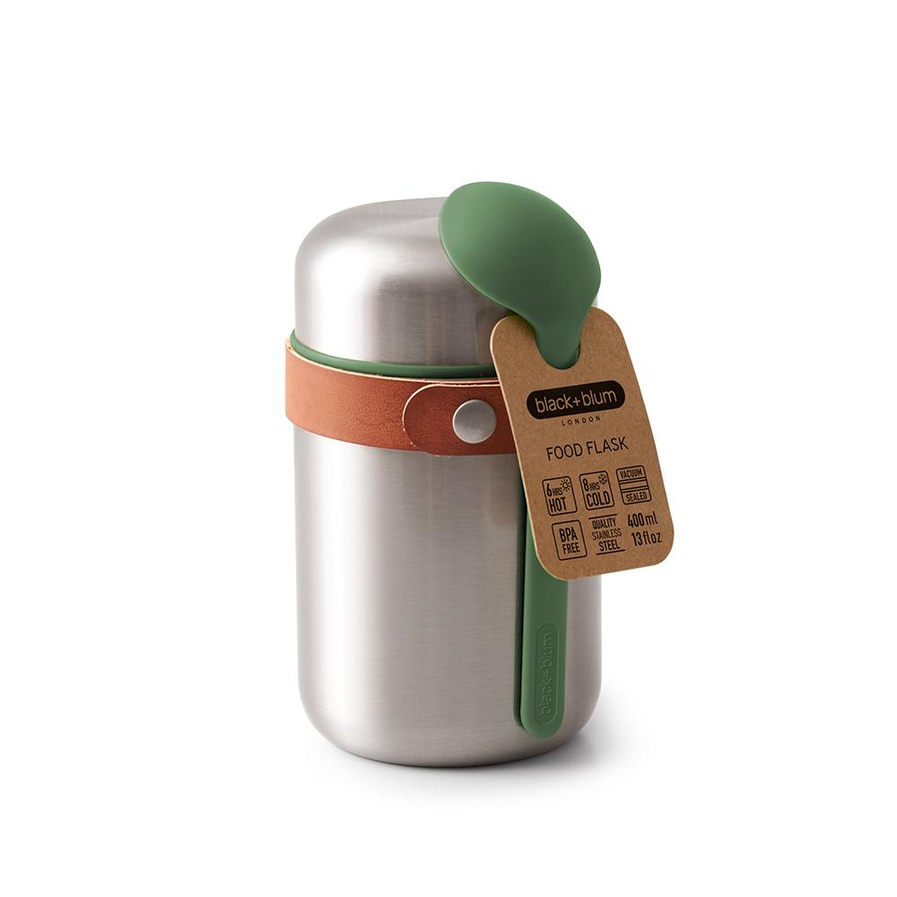 
                  
                    Stainless Steel  Green Spoon Food Flask
                  
                