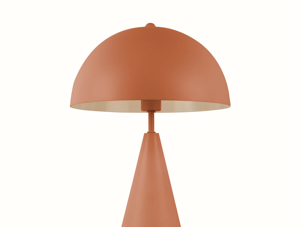 
                  
                    Kleine erhabene Tischlampe in gebranntem Orange
                  
                