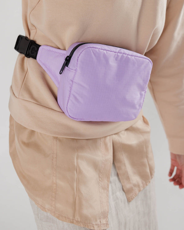 
                  
                    Dusty Lilac Puffy Fanny Pack Bag
                  
                