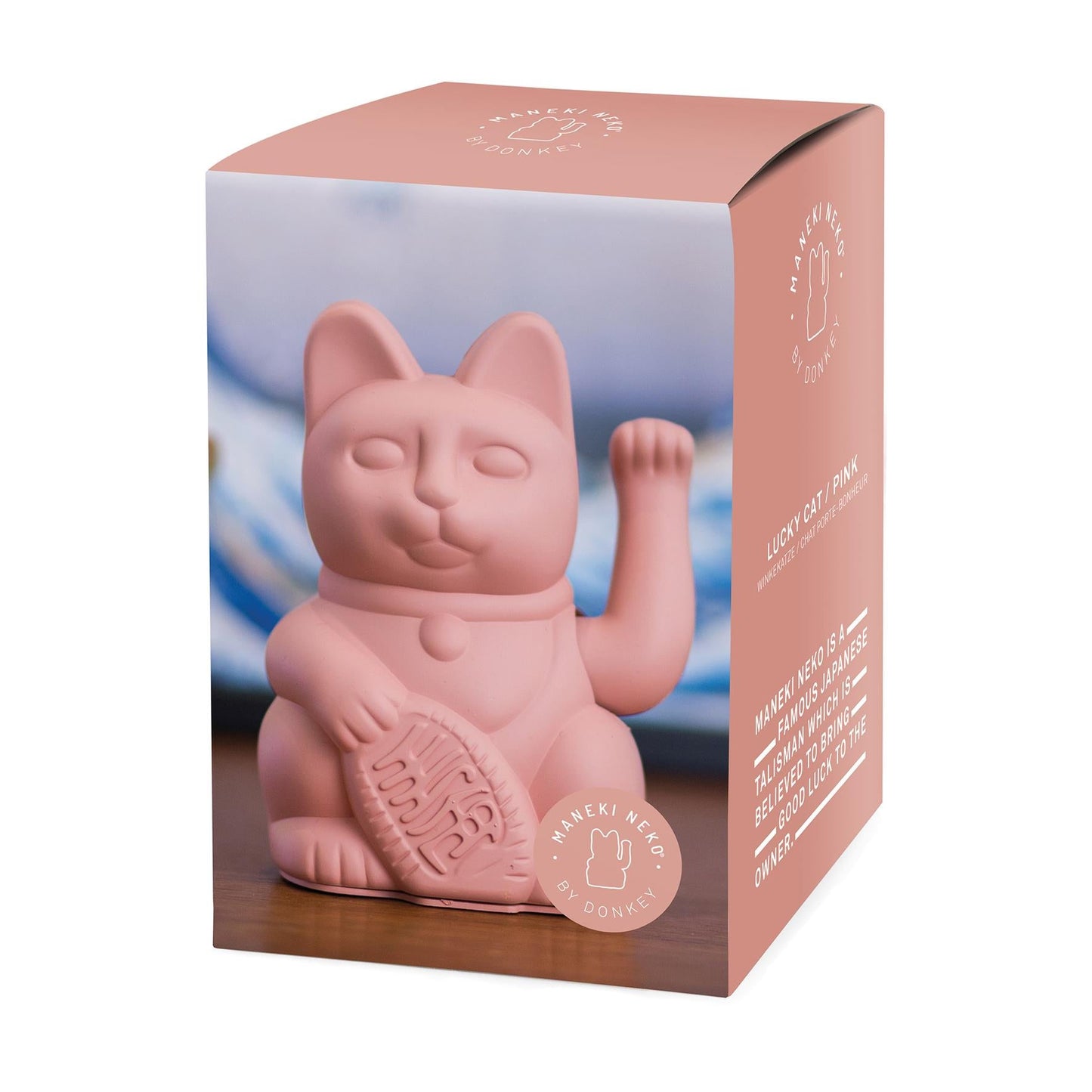 
                  
                    MANEKI NEKO Rosa winkende Glückskatzen-Ornament
                  
                