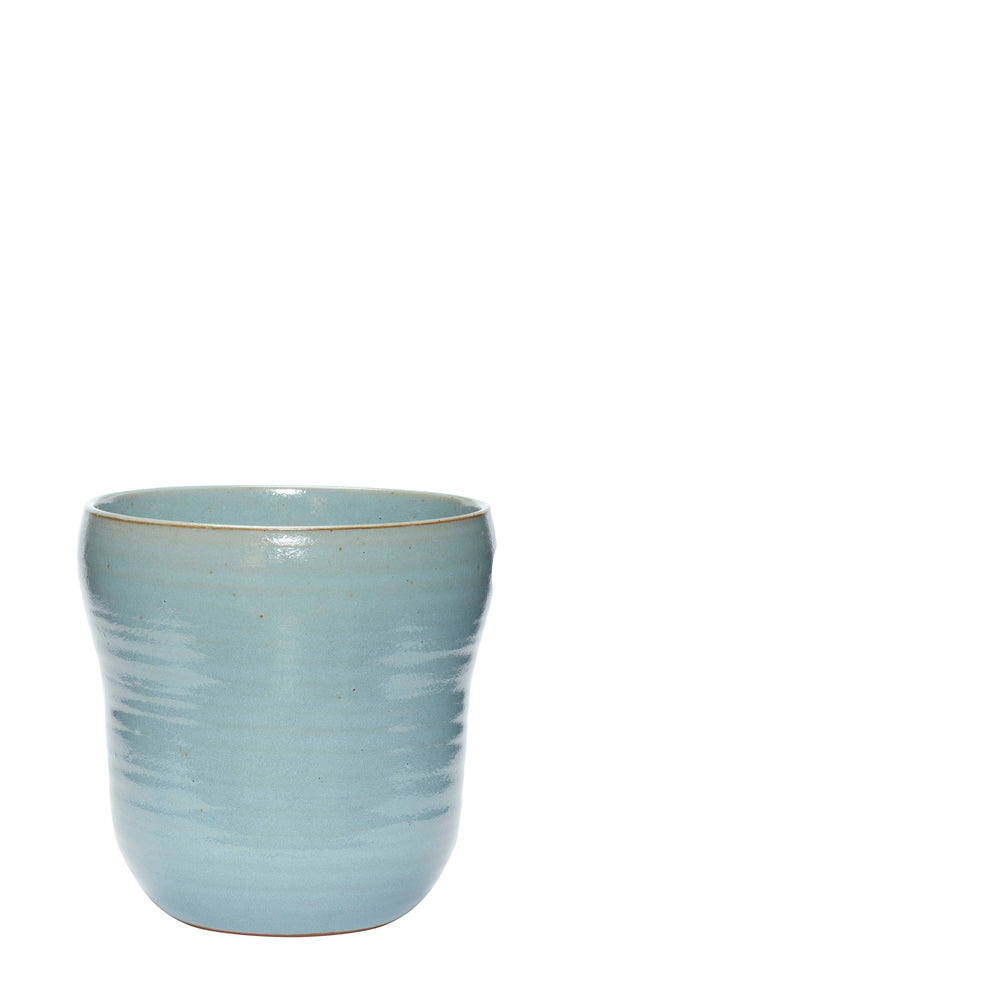 Großer blauer Pflegetopf