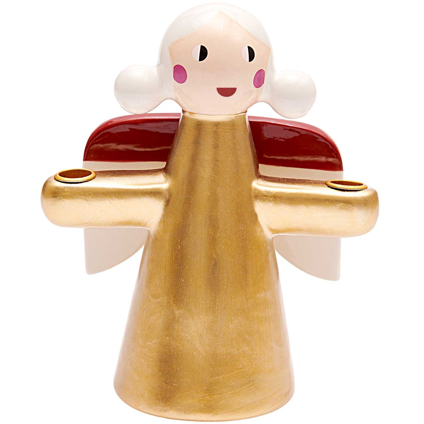 
                  
                    Ceramic Angel Gold Candleholder
                  
                