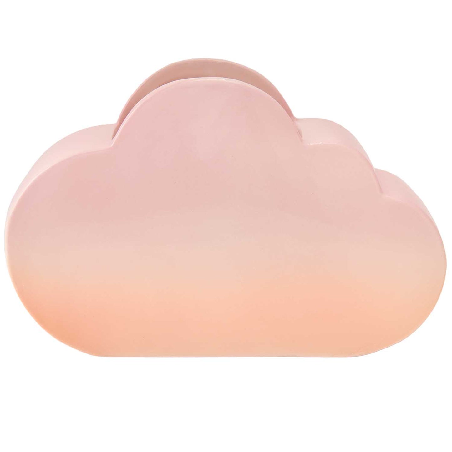 
                  
                    Rosa-orangefarbene Keramik-Wolken-Sonnenuntergang-Vase
                  
                