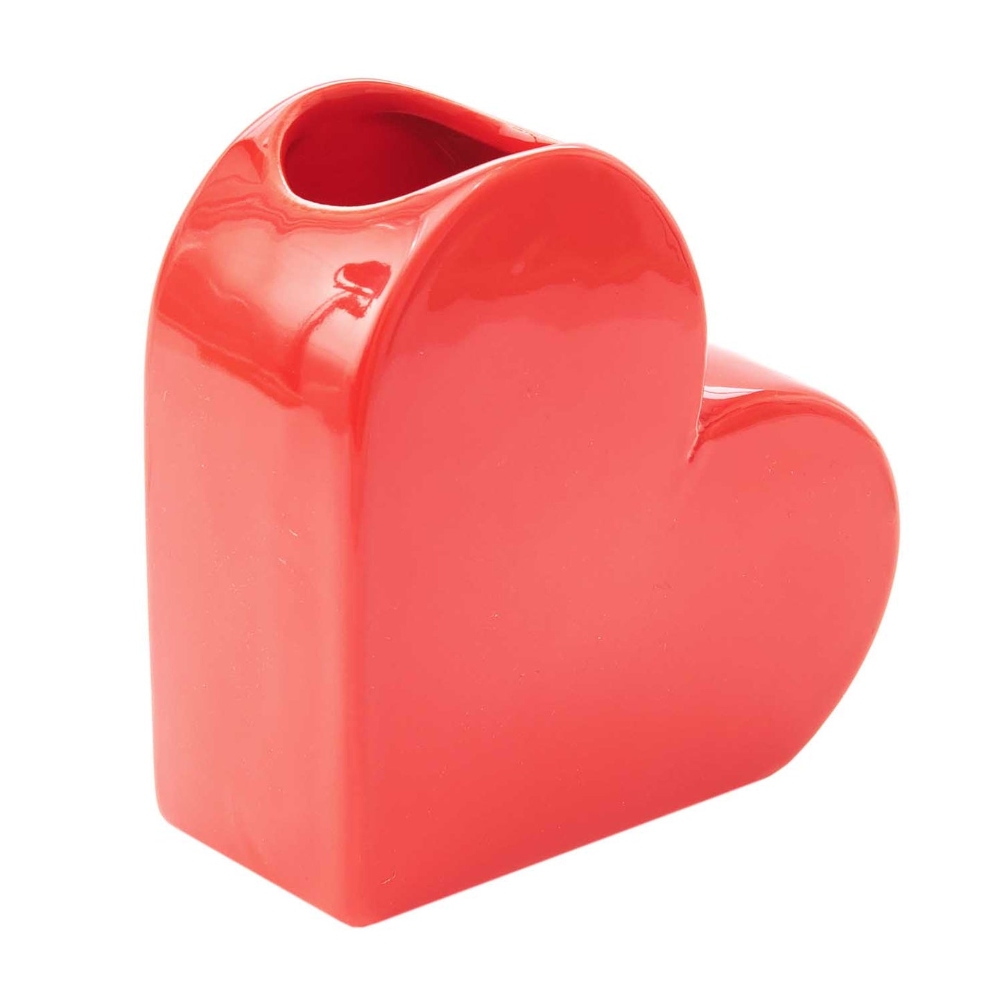
                  
                    Kleine rote Herzvase aus Keramik
                  
                