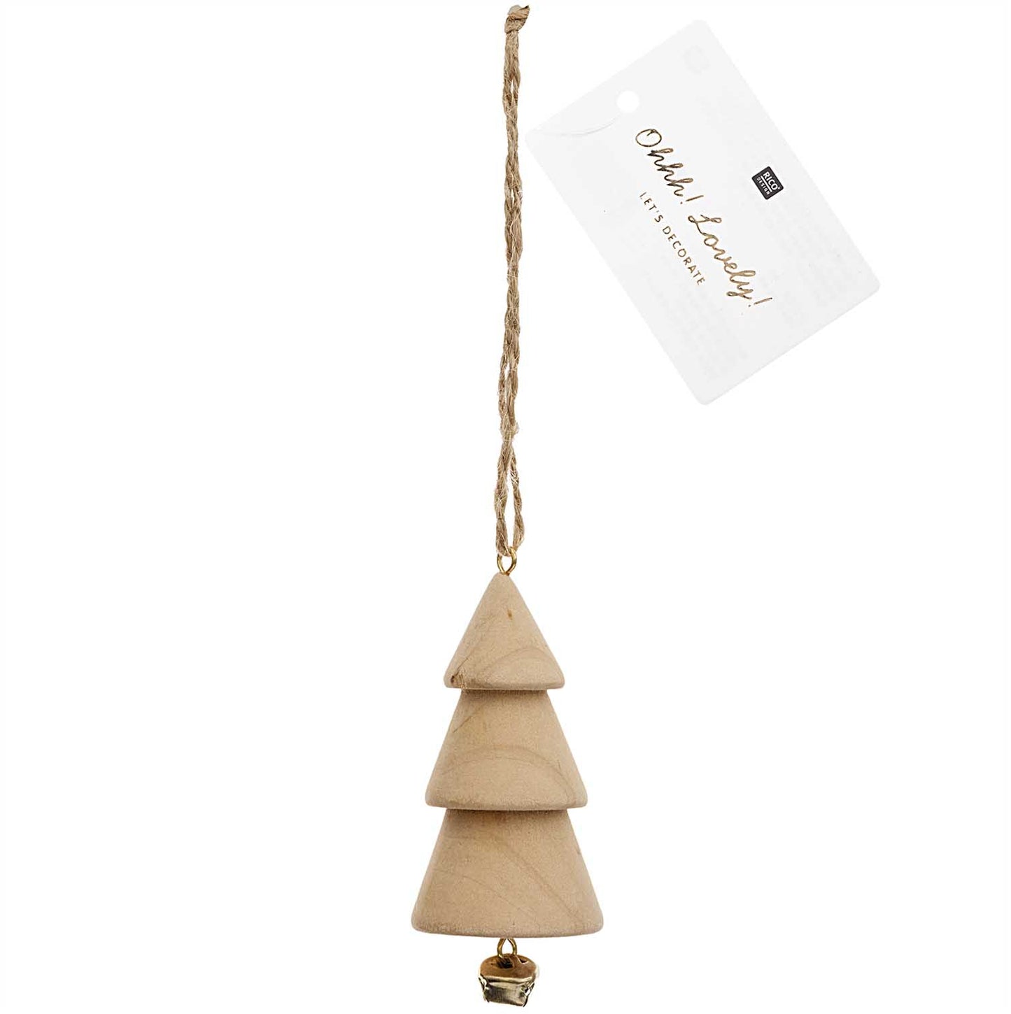 
                  
                    Christmas Tree Bell Nature Tag
                  
                