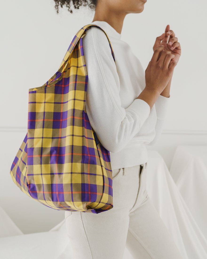 
                  
                    Yellow Tartan Standard Reusable Bag
                  
                