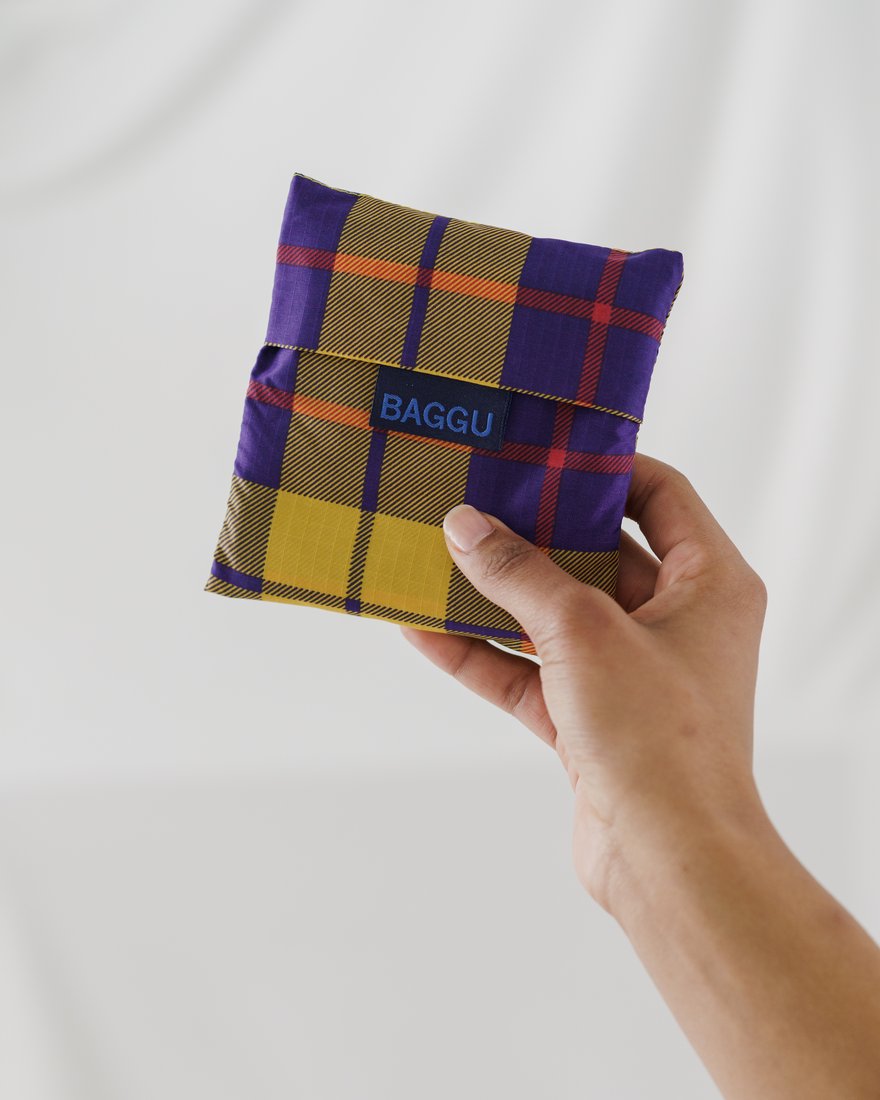 
                  
                    Yellow Tartan Standard Reusable Bag
                  
                