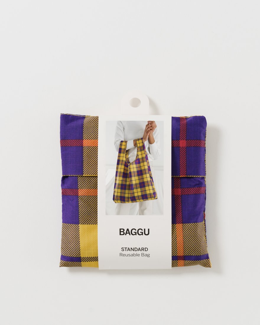 
                  
                    Yellow Tartan Standard Reusable Bag
                  
                