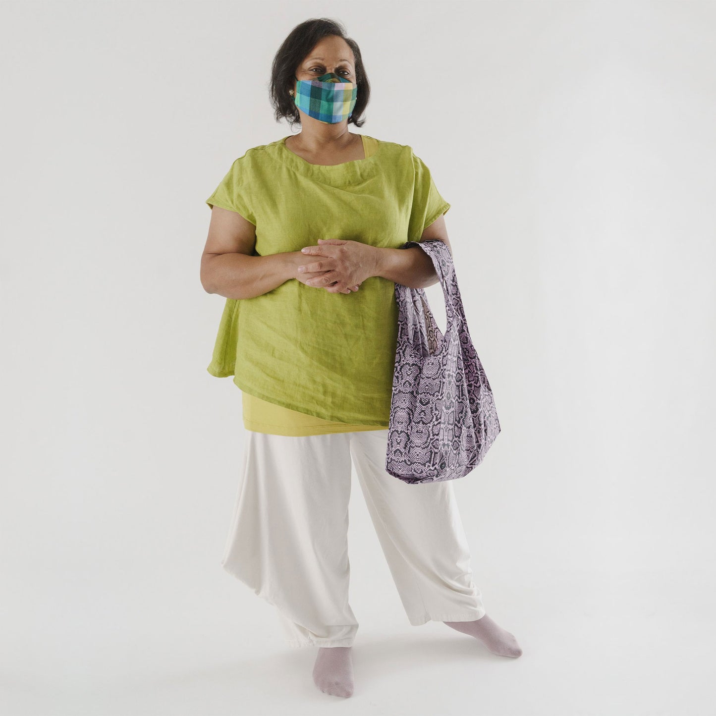 
                  
                    Pink Snakeskin Standard Reusable Bag
                  
                