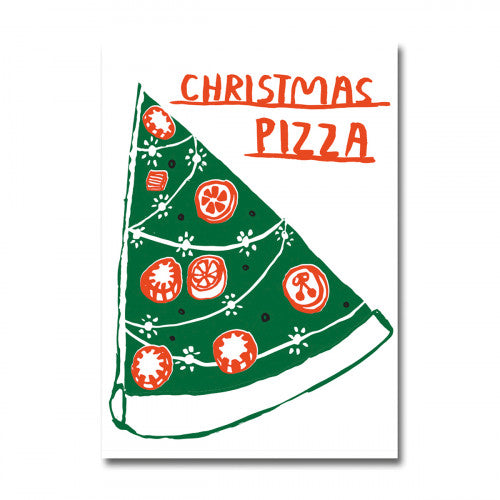 Pizza-Weihnachtskarte