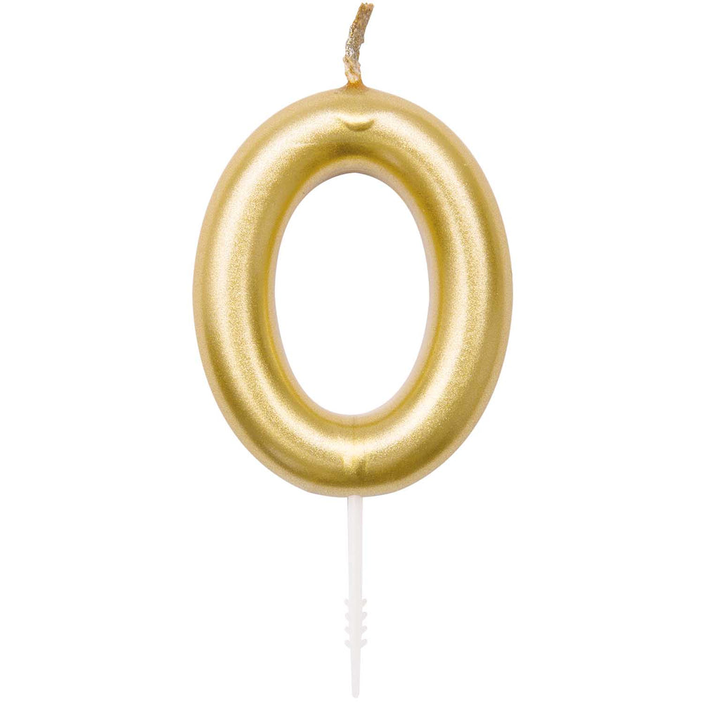 Goldene Zahl 0 Kerze