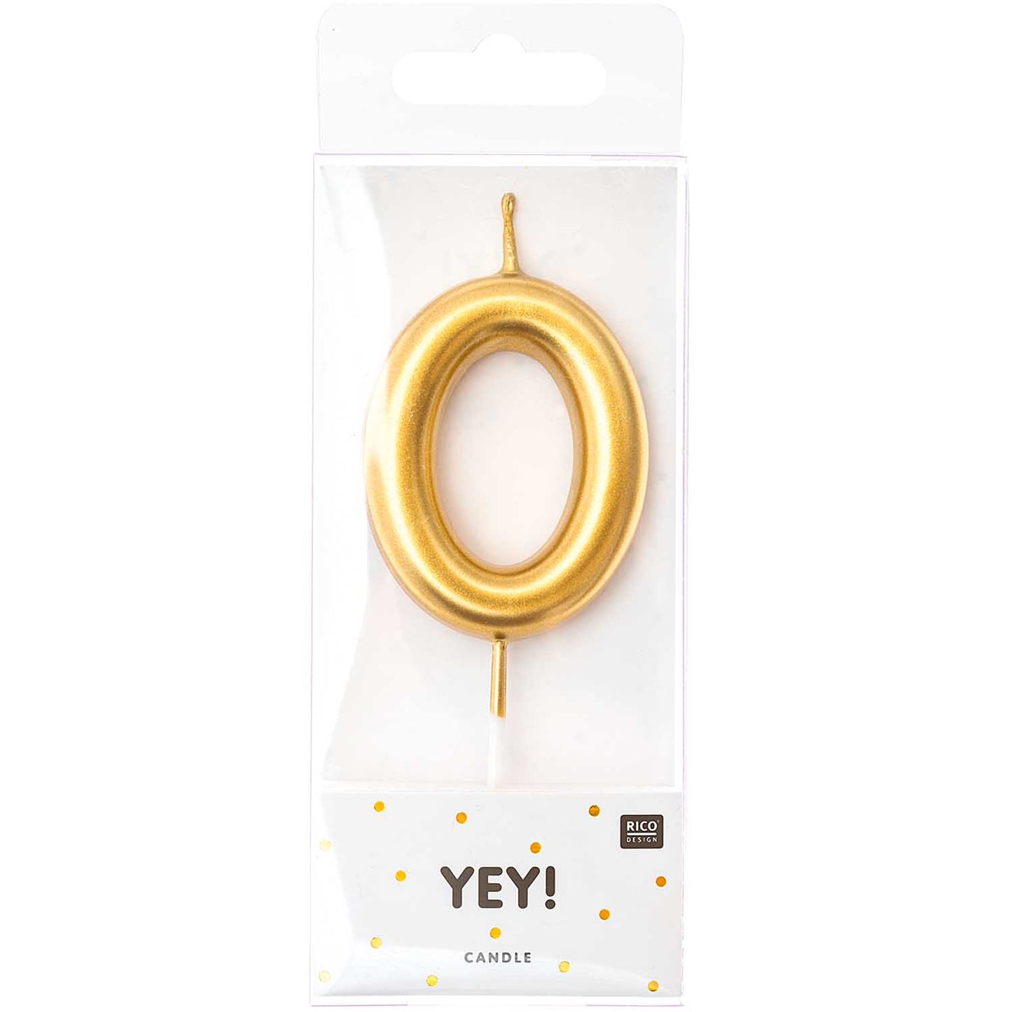 
                  
                    Goldene Zahl 0 Kerze
                  
                