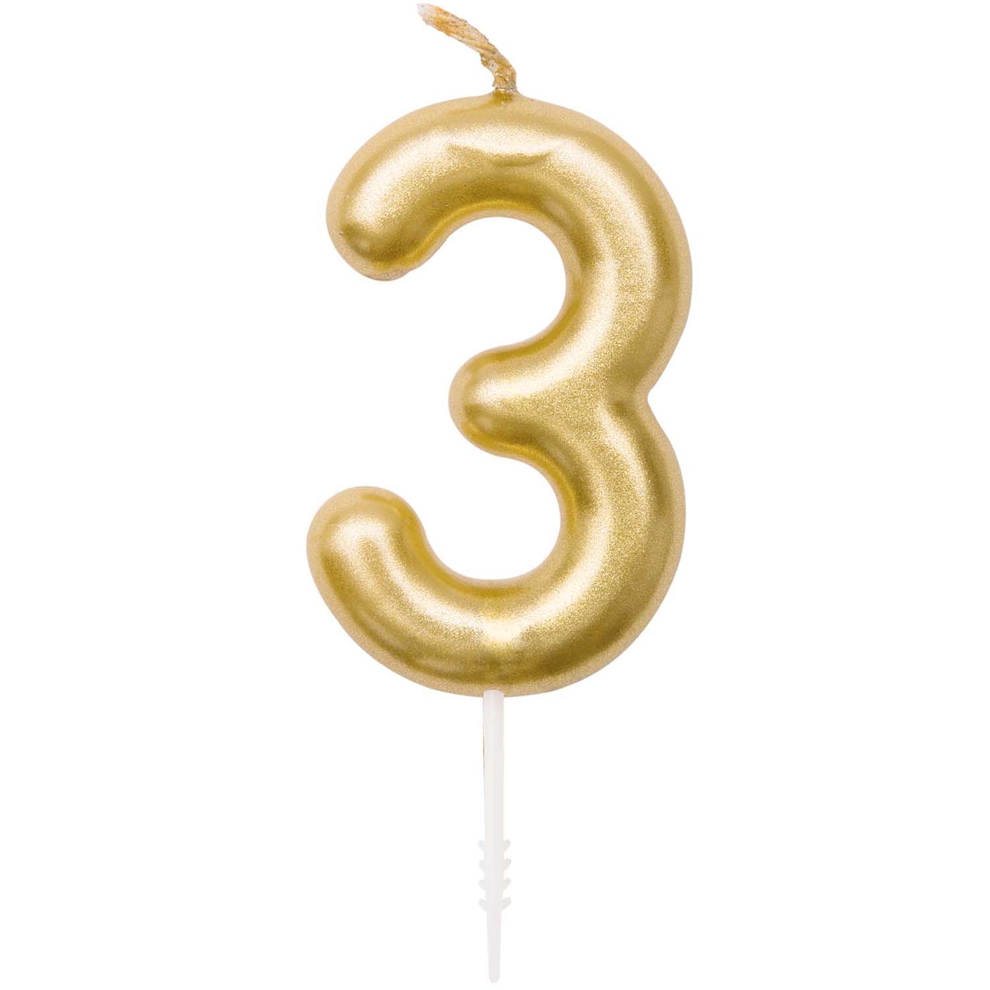 
                  
                    Gold Number 3 Candle
                  
                