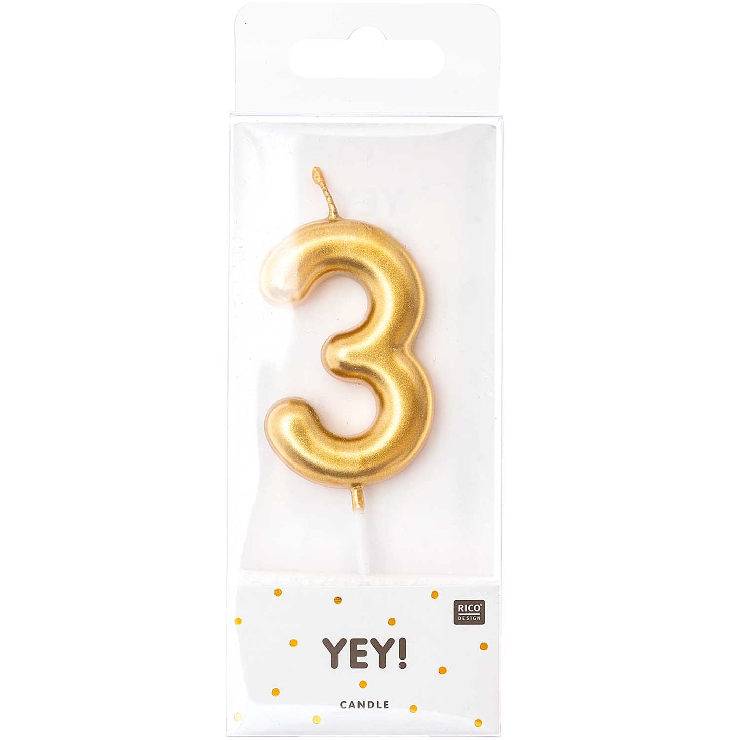 
                  
                    Gold Number 3 Candle
                  
                