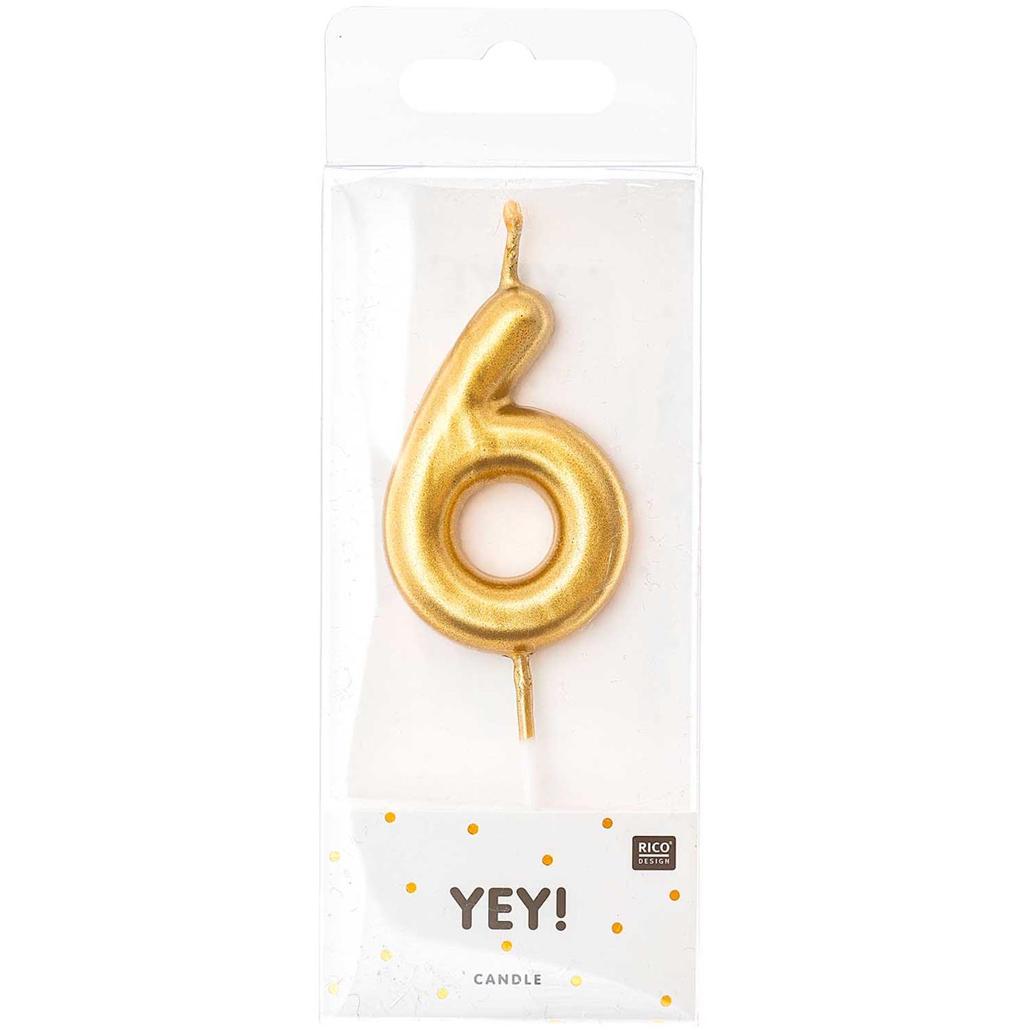 
                  
                    Gold Number 6 Candle
                  
                
