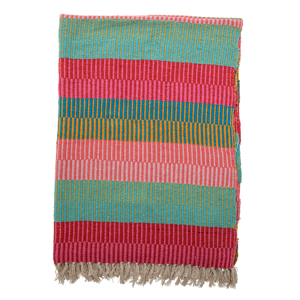 ISNEL Green Recycled Cotton Throw