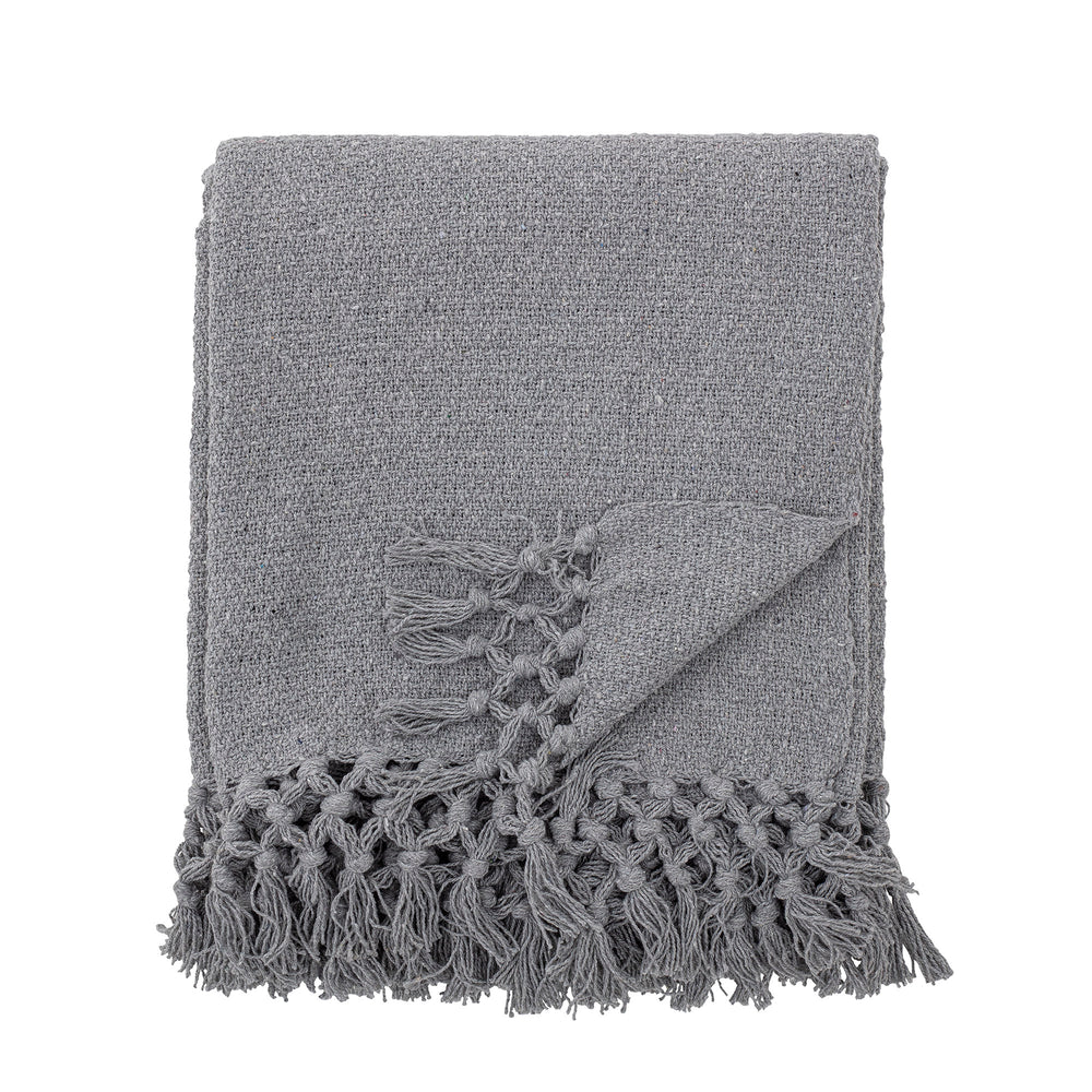DELTA Grey Recycled Cotton Throw