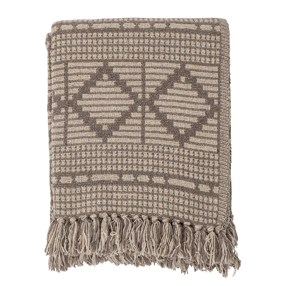 
                  
                    KICKI Brown Recycled Cotton Throw
                  
                