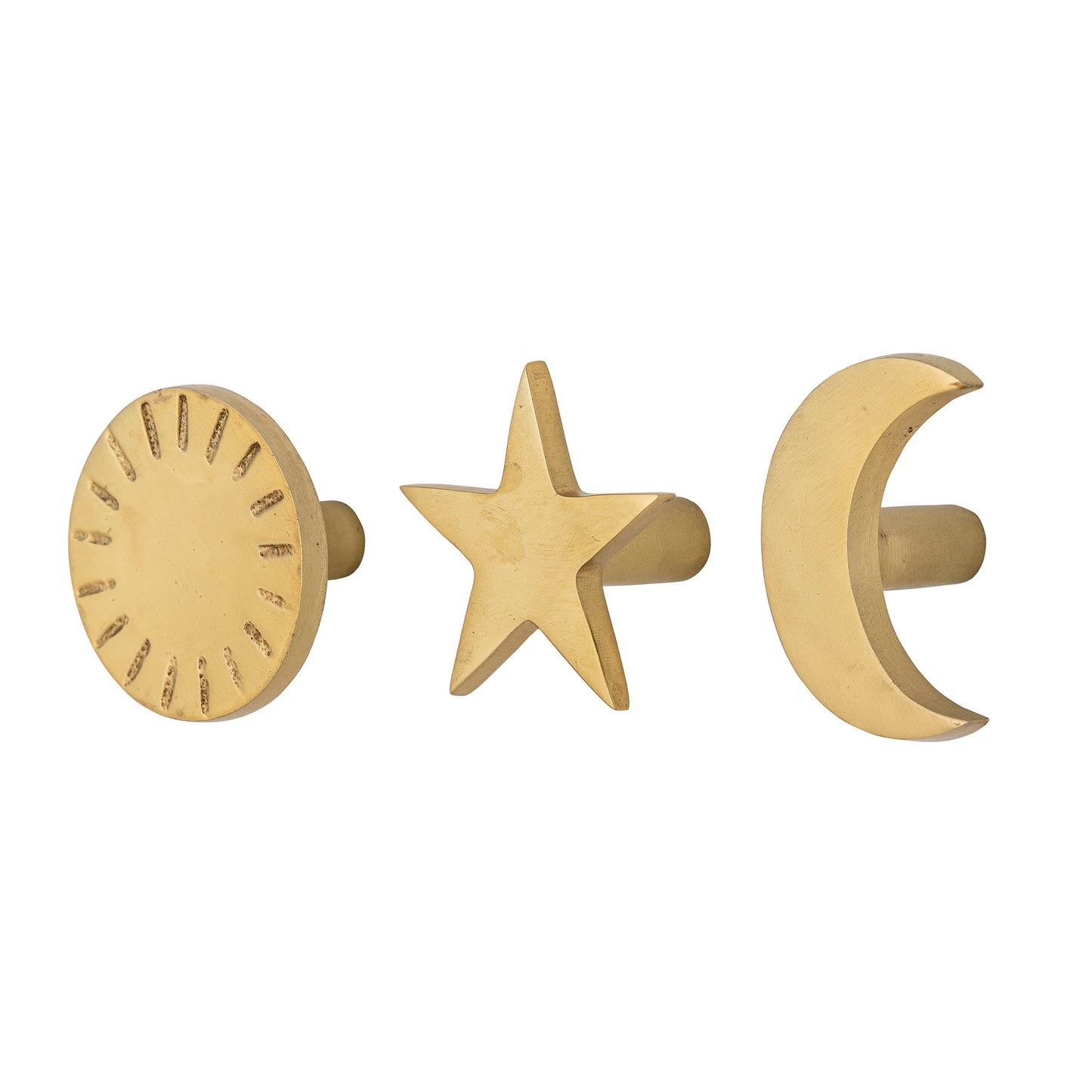 KARA Messing und Aluminium Haken – Wohnaccessoires  