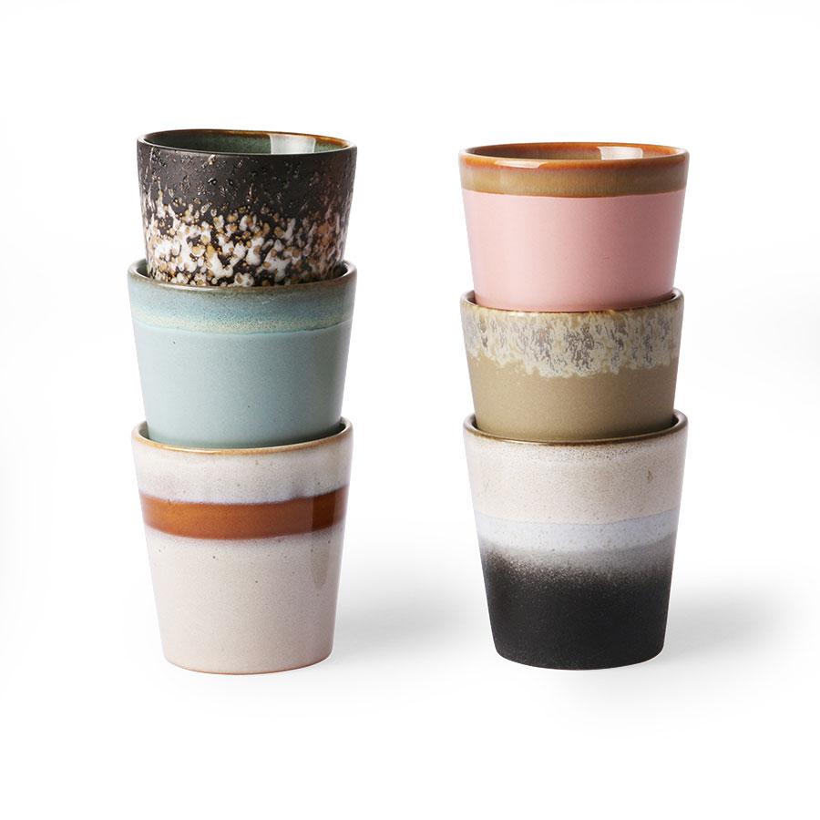 
                  
                    Oberon 70S Ceramics Coffee Mug Set Of 6
                  
                