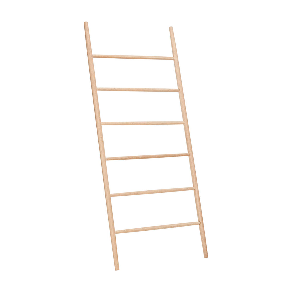 Nature Oak Wood Lean Display Stick Ladder
