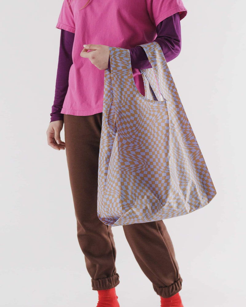 
                  
                    Lavender Trippy Checker Standard Baggu Bag
                  
                