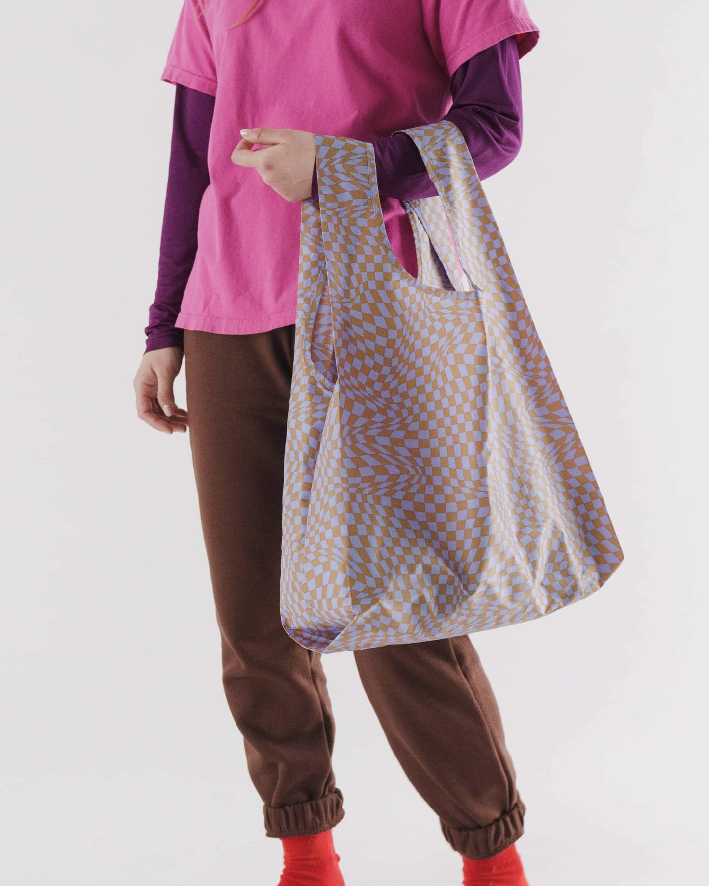 
                  
                    STANDARD BAGGU Lavender Trippy
Checker Bag
                  
                