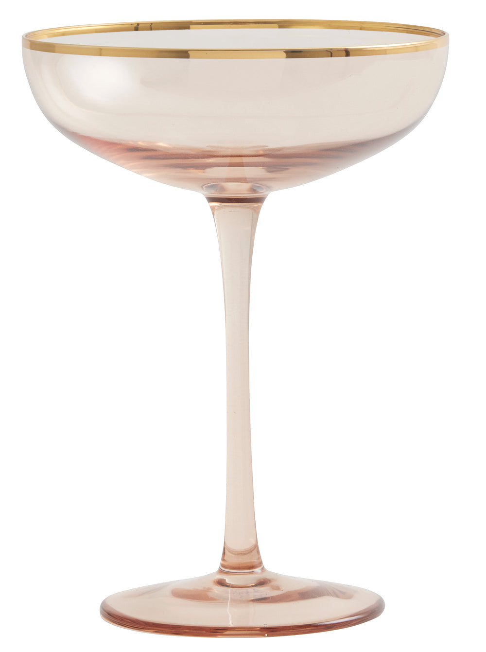 GOLDIE Cocktailglas mit Goldrand
