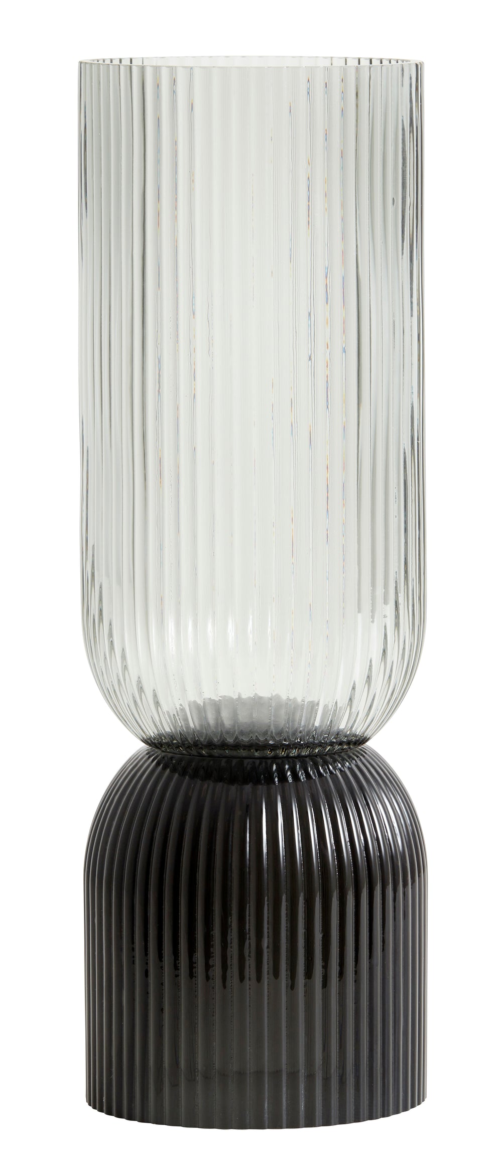 RIVA Tall Black Grey Vase