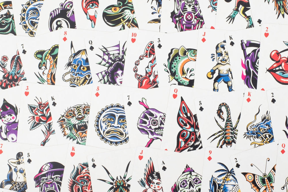 
                  
                    Tattoo-Spielkartenspiel
                  
                