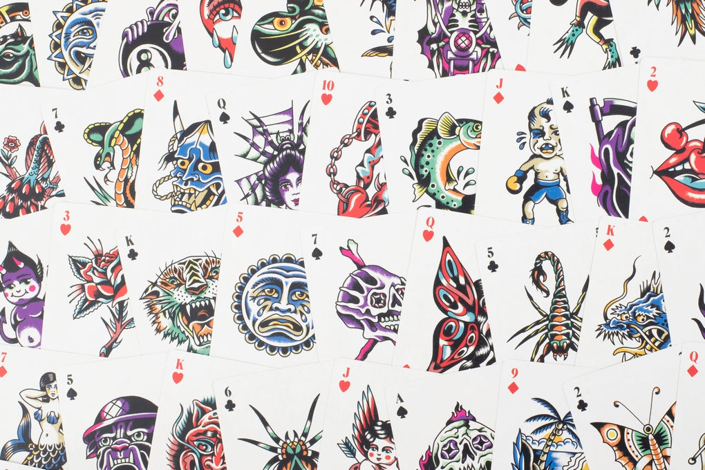 
                  
                    Tattoo-Spielkartenspiel
                  
                