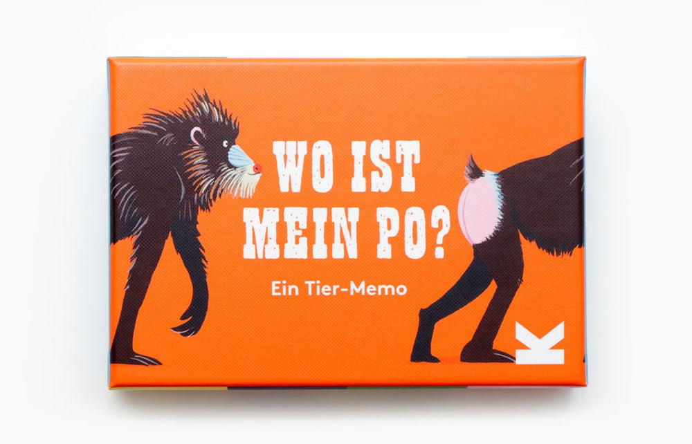 Wo Ist Mein Po Memo-Spiel