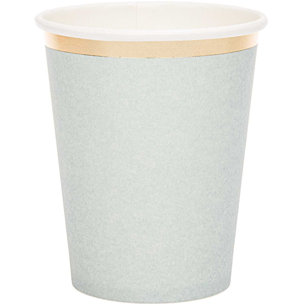 Blue Gold Paper  Cup Set