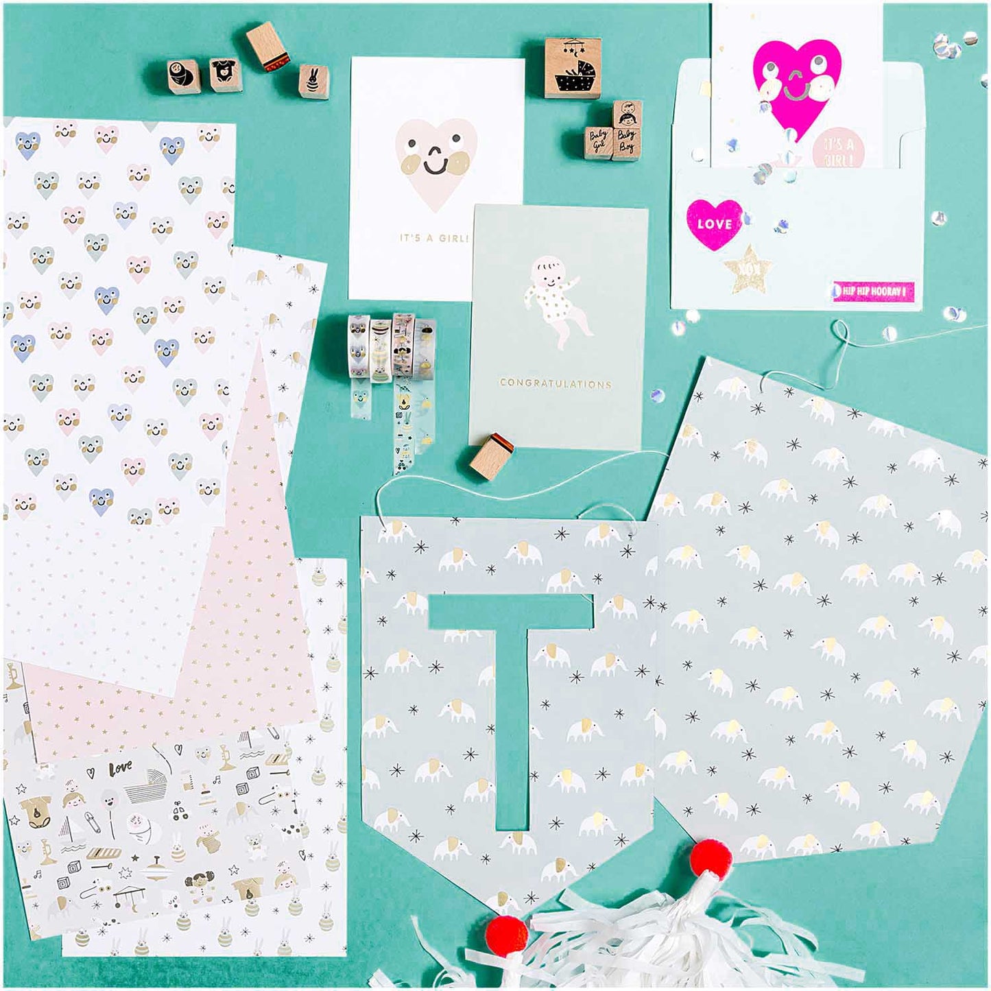 
                  
                    DIY-Baby-Herz-Karte
                  
                