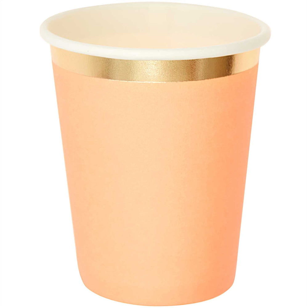 Apricot Gold Paper Cup Set