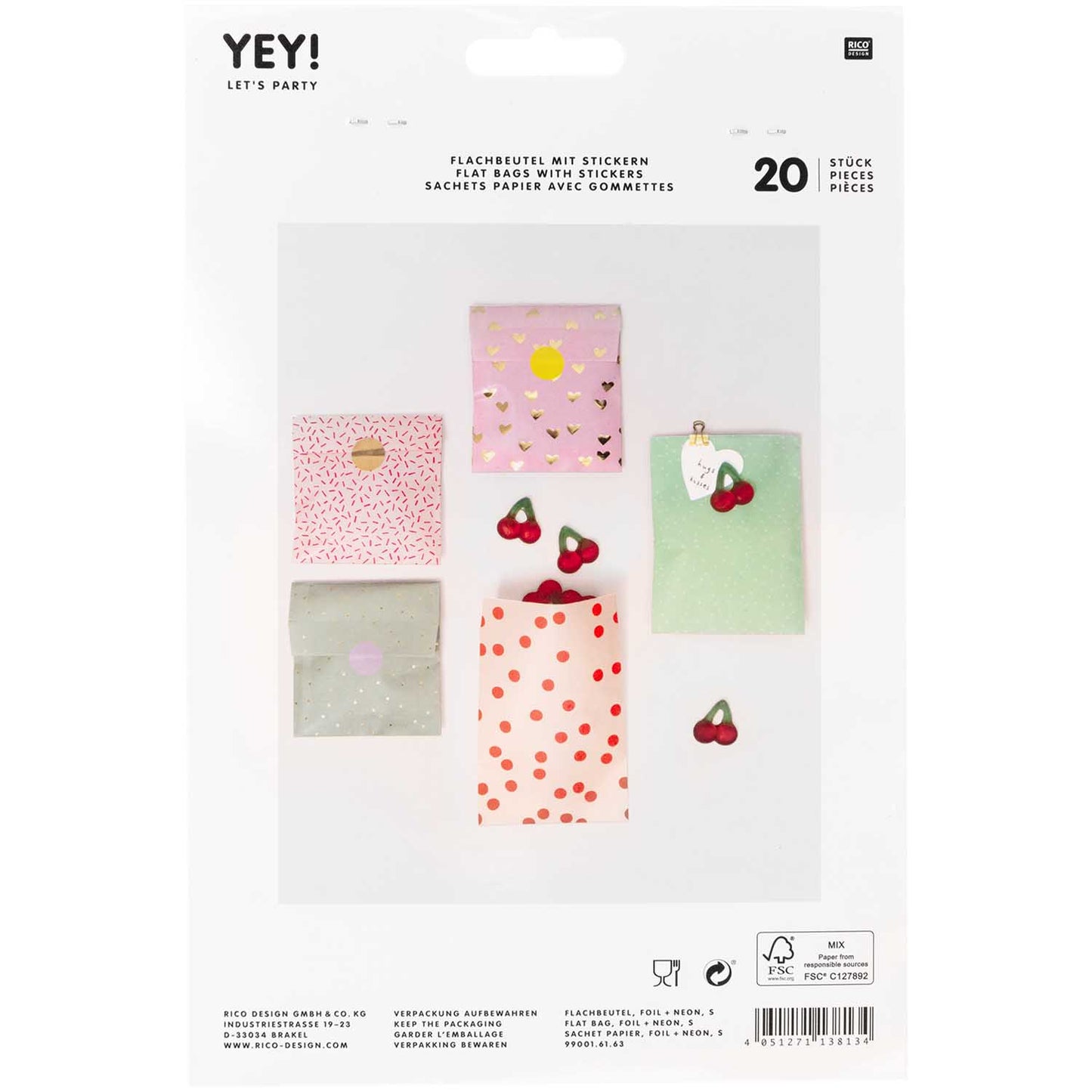 
                  
                    Multicolour Flat Stickers Paper Bag Set Of 20
                  
                