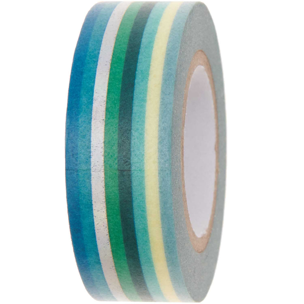 Green Iridecent Stripes Mix Tape