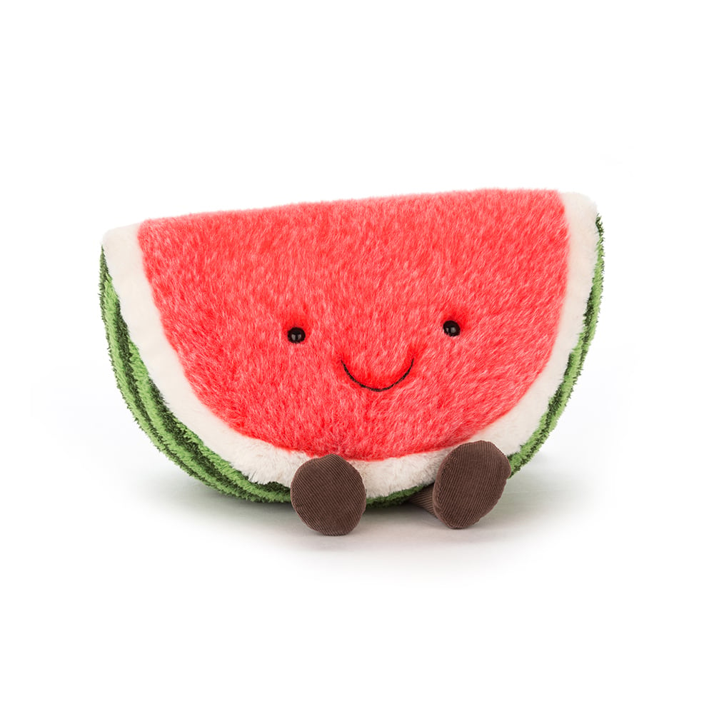 
                  
                    Lustiges kleines Stofftier mit Wassermelone
                  
                