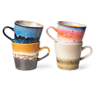 victoria meets albert - Elegante, rustikale Kaffeetasse aus 70s Keramik