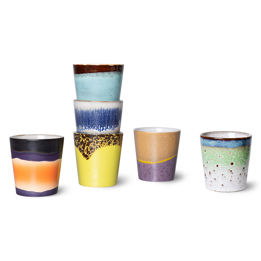 victoria+albert - Stylische Tasse für Kaffee aus Keramik im Retro-Look