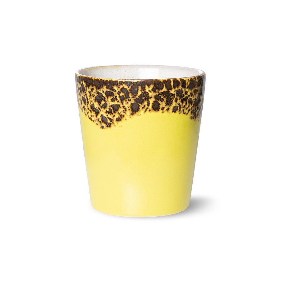 Solar 70er Keramik Kaffeebecher 