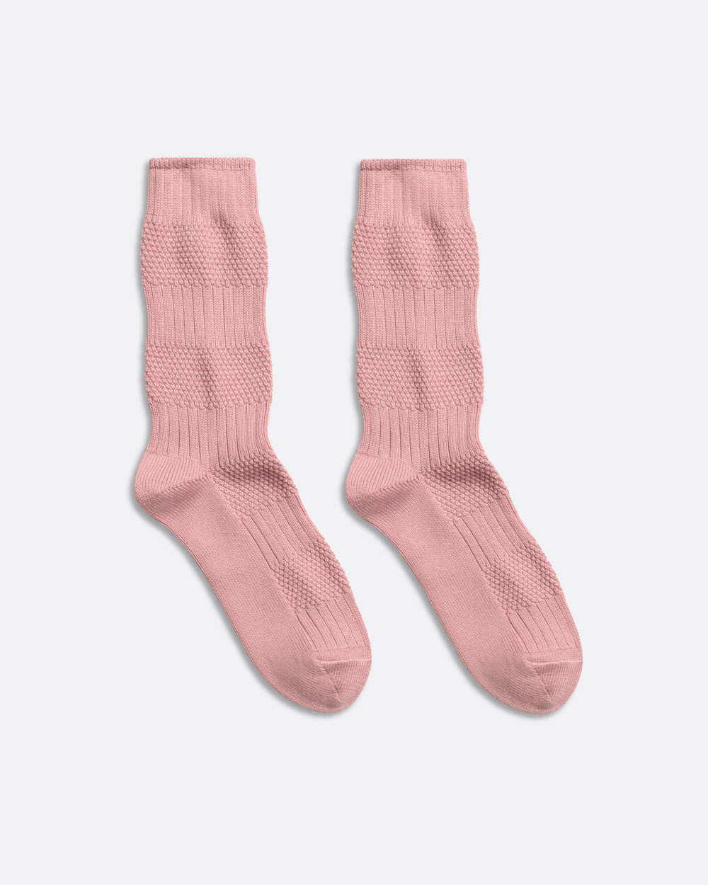 Deauville Mauve Strukturierte Streifensocken