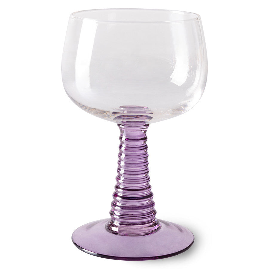 
                  
                    Purple Swirl High Weinglas
                  
                