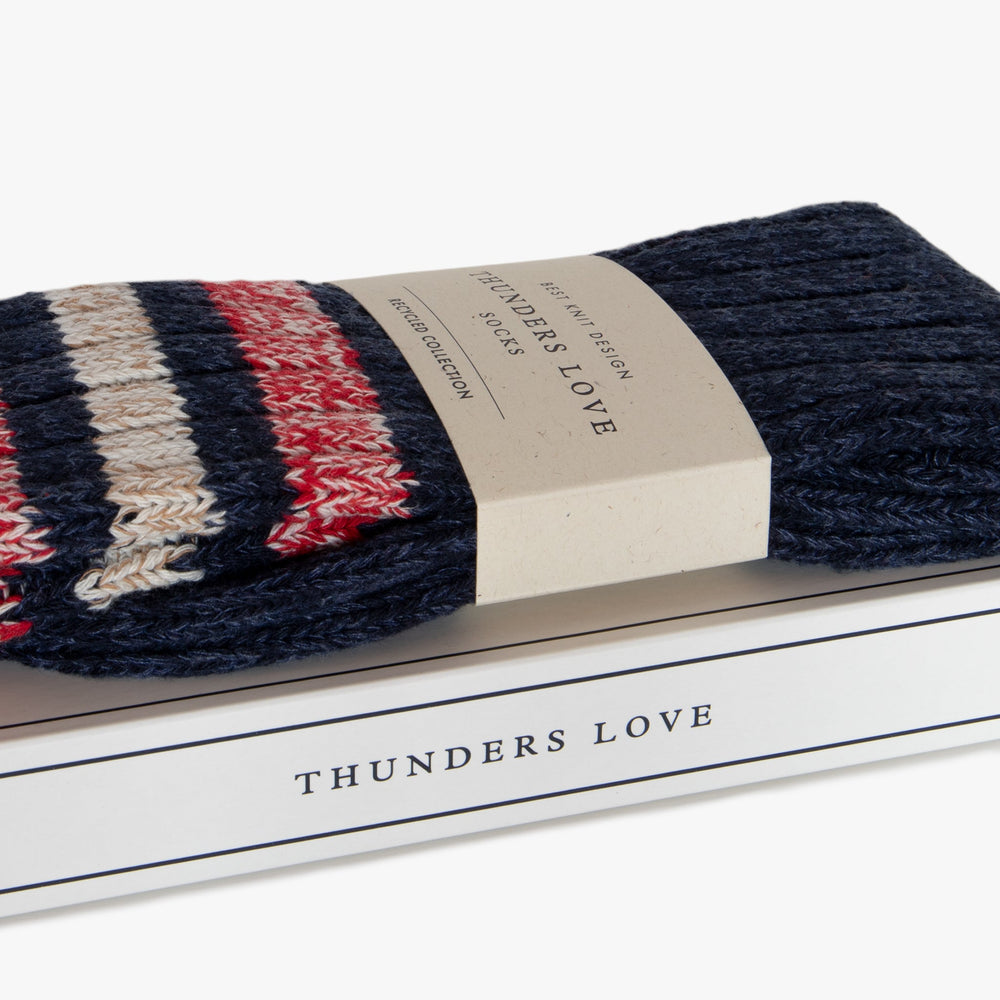 
                  
                    Outsiders Collection Raw Navy Socks
                  
                
