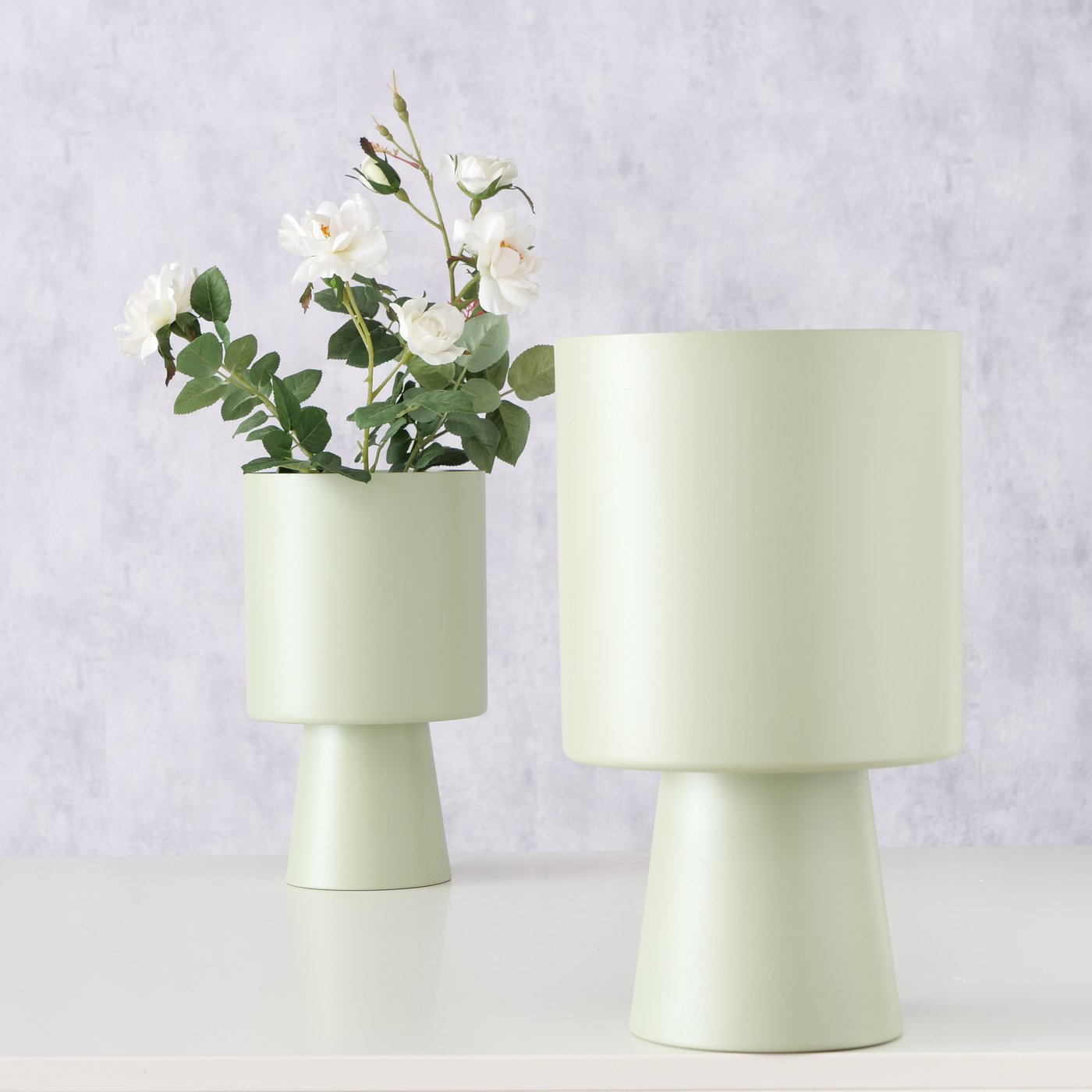 
                  
                    LENKA Sage Green Iron Plant Pot Holder
                  
                
